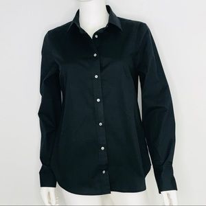 JCrew Black Button up